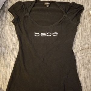 Black bebe shirt